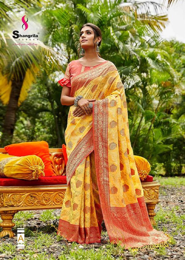 Shangrila Banarasi Weaves Fancy Rich Look Silk Saree 
